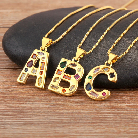 Pavé Initial Necklace