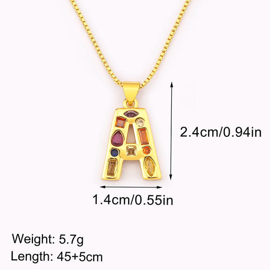Pavé Initial Necklace