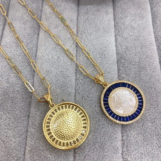 Guadalupe Shell Pendant Necklace