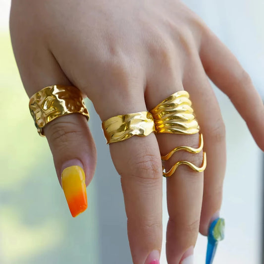 Chunky Gold Open Ring