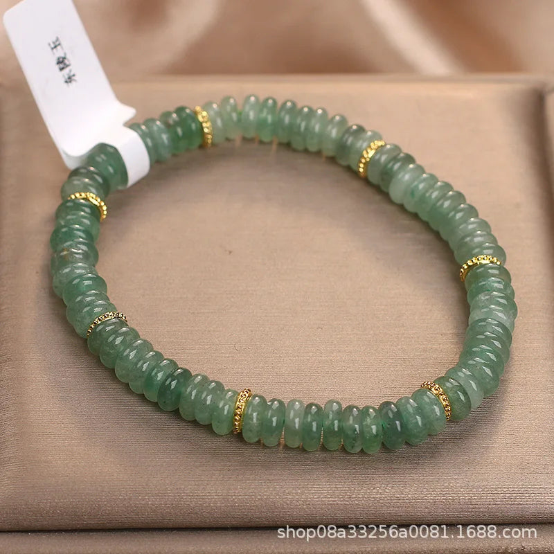 Green Jade Bead Bracelet