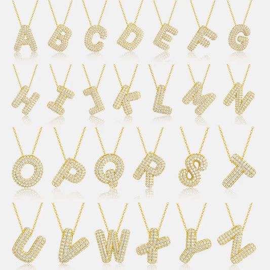 Signature Initial Moissanite Necklace