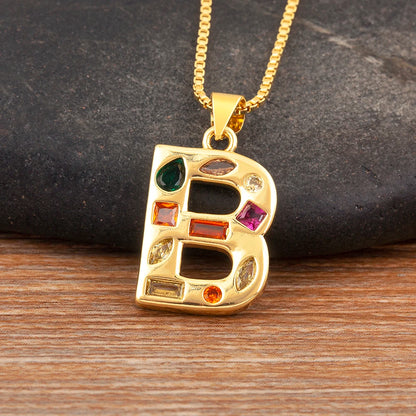 Pavé Initial Necklace