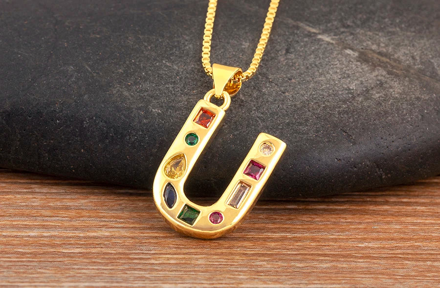 Pavé Initial Necklace