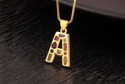 Pavé Initial Necklace