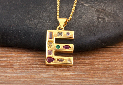 Pavé Initial Necklace