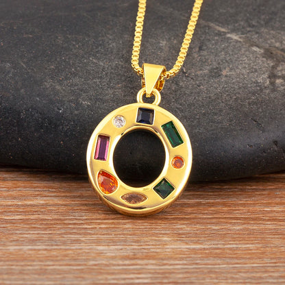 Pavé Initial Necklace
