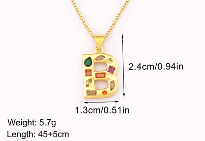 Pavé Initial Necklace