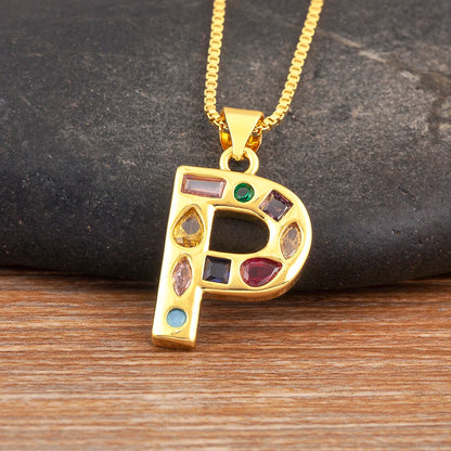 Pavé Initial Necklace