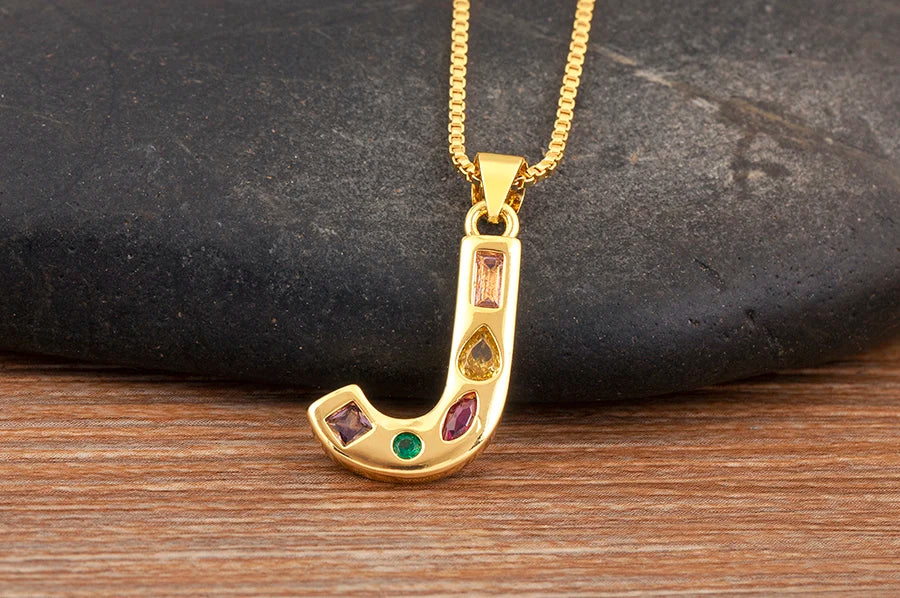Pavé Initial Necklace
