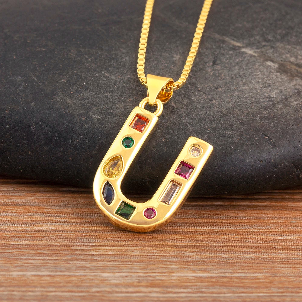 Pavé Initial Necklace