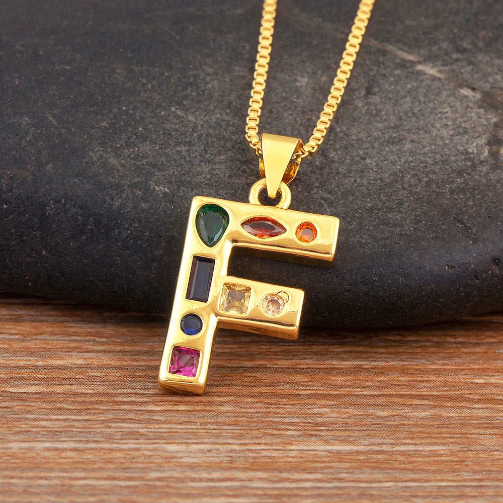 Pavé Initial Necklace