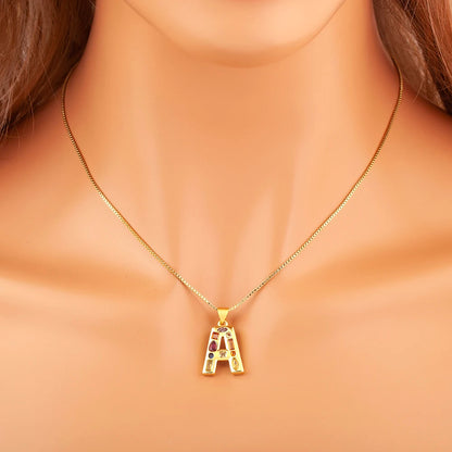 Pavé Initial Necklace