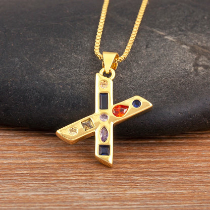 Pavé Initial Necklace