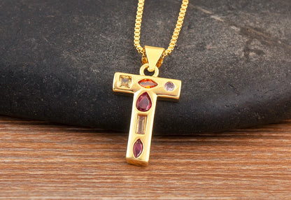 Pavé Initial Necklace