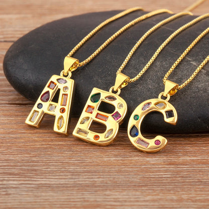Pavé Initial Necklace