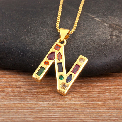 Pavé Initial Necklace