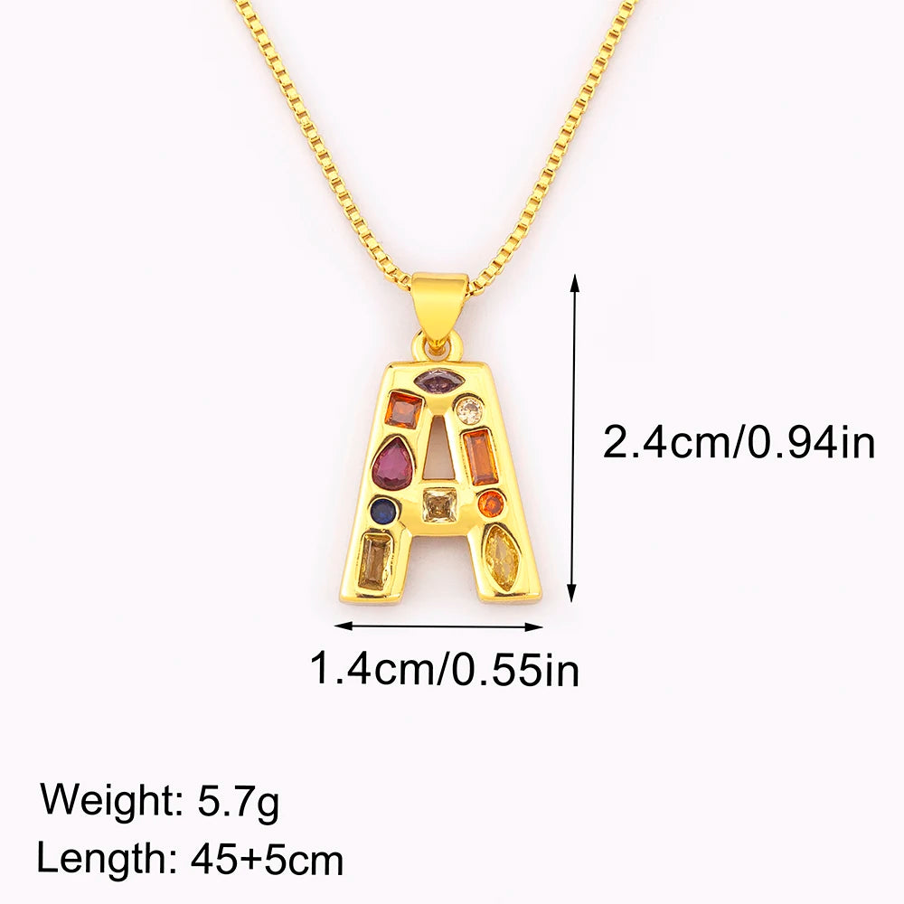 Pavé Initial Necklace