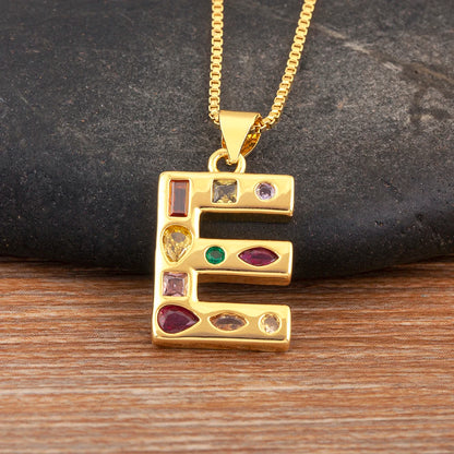 Pavé Initial Necklace