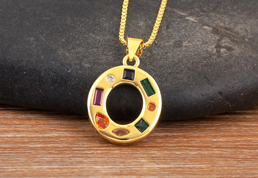 Pavé Initial Necklace