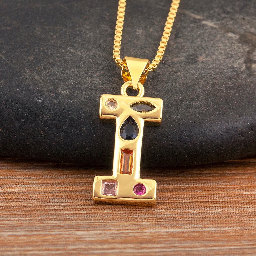 Pavé Initial Necklace