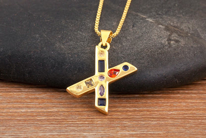 Pavé Initial Necklace