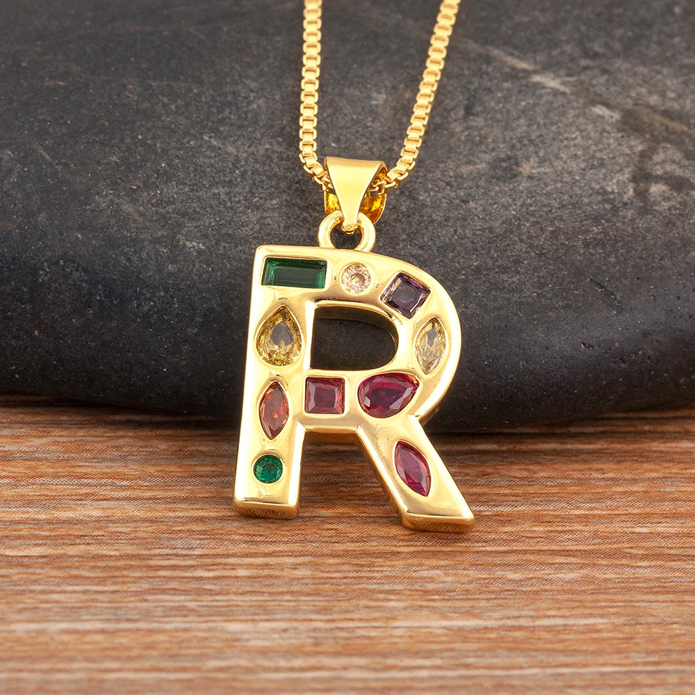 Pavé Initial Necklace
