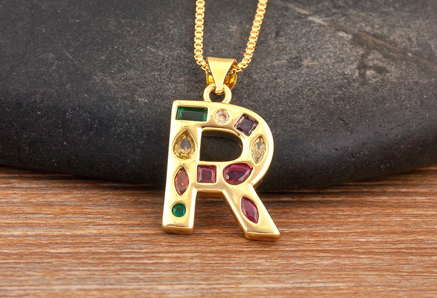 Pavé Initial Necklace
