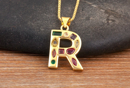 Pavé Initial Necklace
