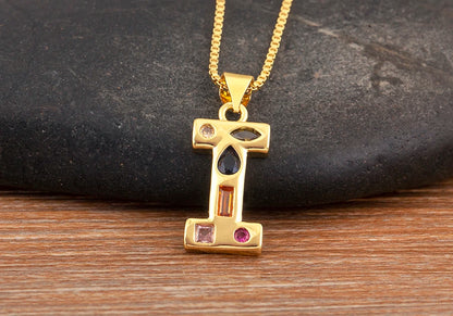 Pavé Initial Necklace