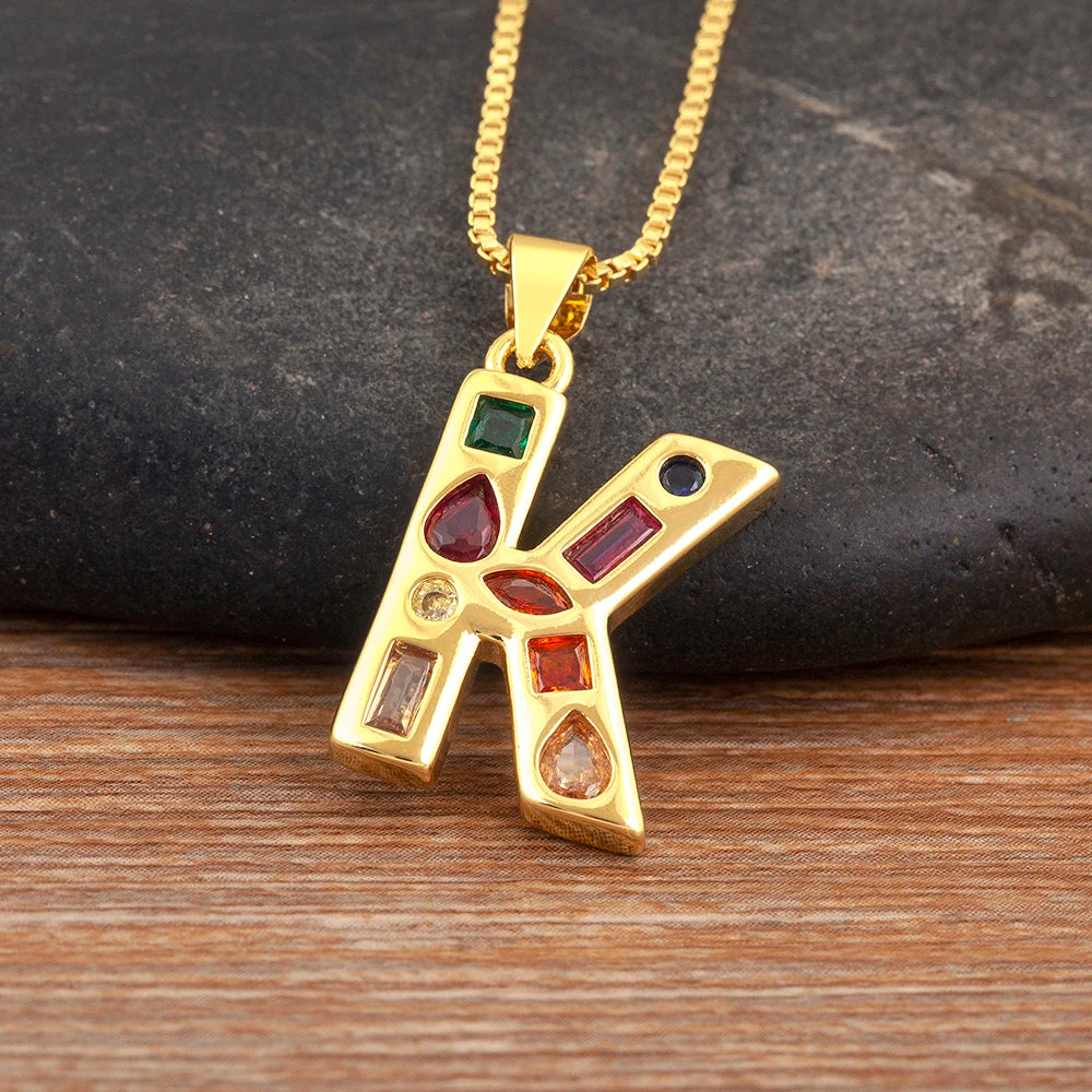 Pavé Initial Necklace