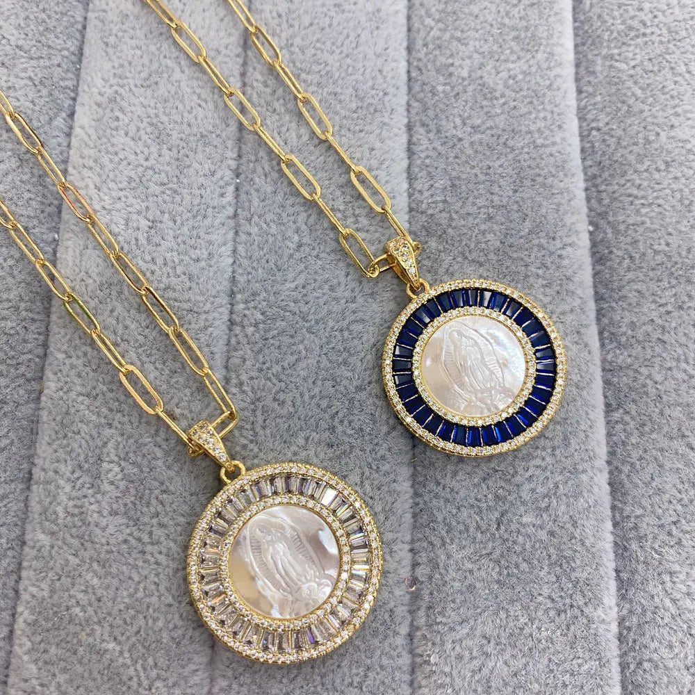 Guadalupe Shell Pendant Necklace