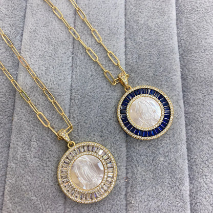 Guadalupe Shell Pendant Necklace