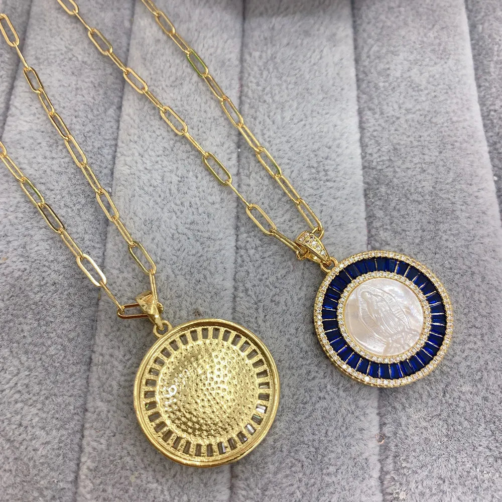 Guadalupe Shell Pendant Necklace