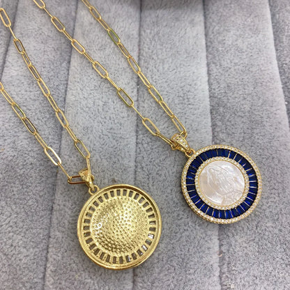 Guadalupe Shell Pendant Necklace