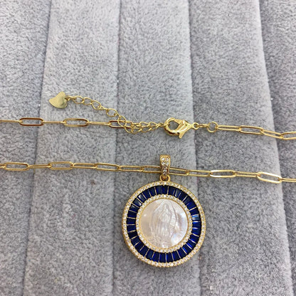 Guadalupe Shell Pendant Necklace