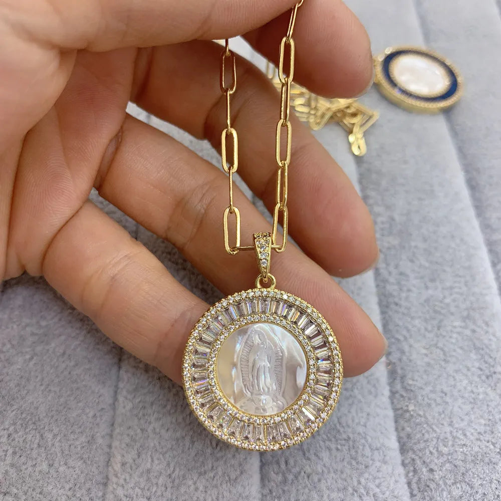 Guadalupe Shell Pendant Necklace