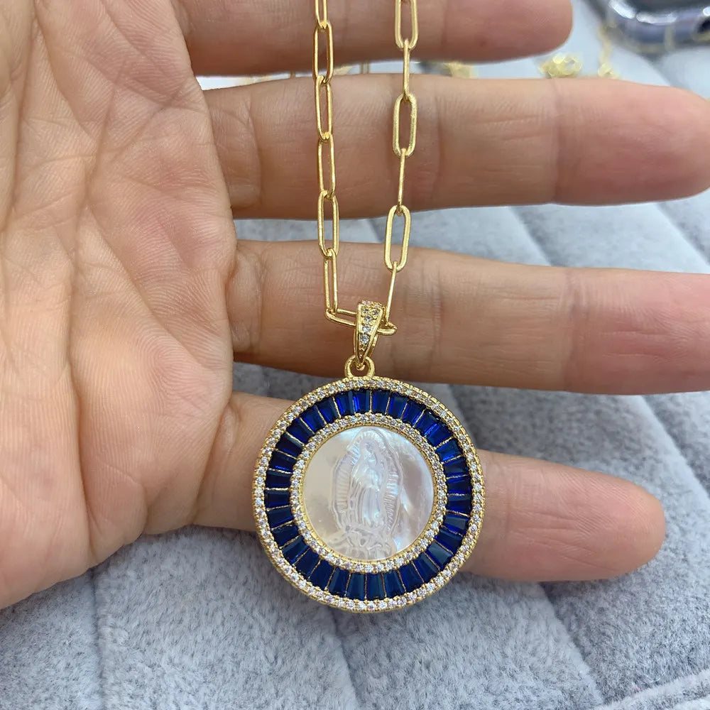 Guadalupe Shell Pendant Necklace