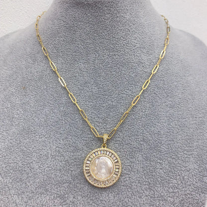 Guadalupe Shell Pendant Necklace