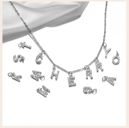 Name & Initial Pendant Necklace