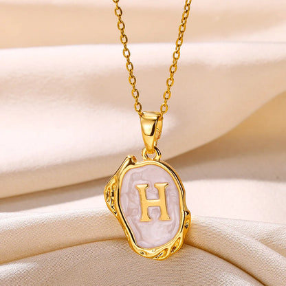 Y2K Drip Initial Necklace