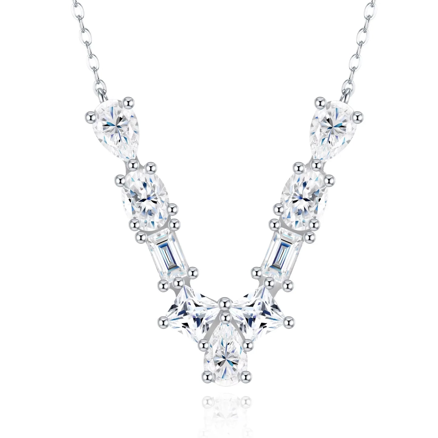 Moissanite Letter Necklace