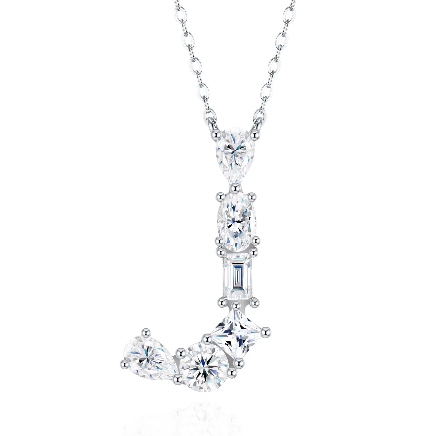 Moissanite Letter Necklace