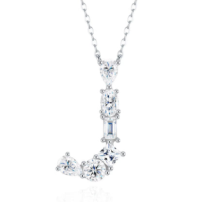 Moissanite Letter Necklace