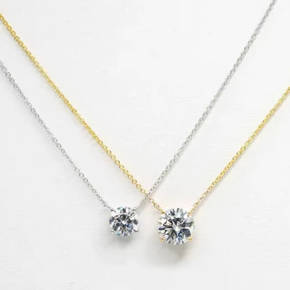 Solitaire Moissanite Necklace