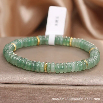 Green Jade Bead Bracelet