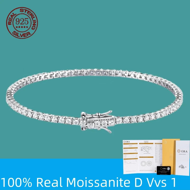 Moissanite Tennis Bracelet