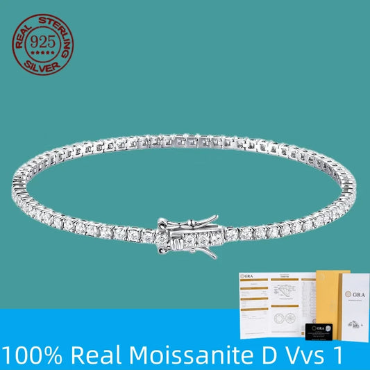 Moissanite Tennis Bracelet
