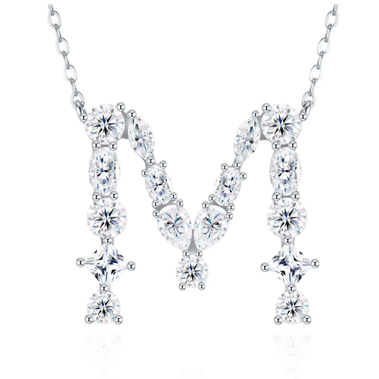 Moissanite Letter Necklace