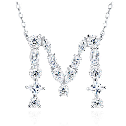 Moissanite Letter Necklace